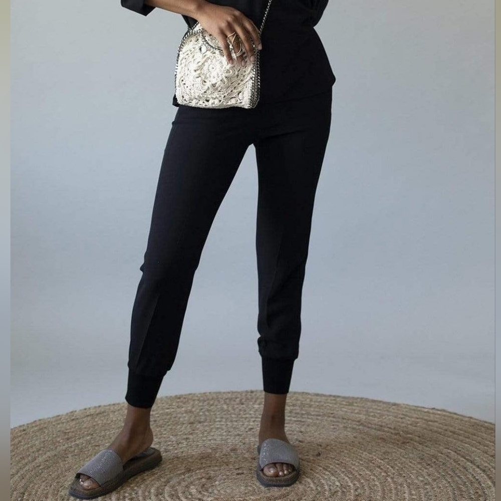 Stella McCartney Black Julia Stretch Cady Jogger Trousers